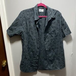 Ezekial size L floral print short sleeve button up